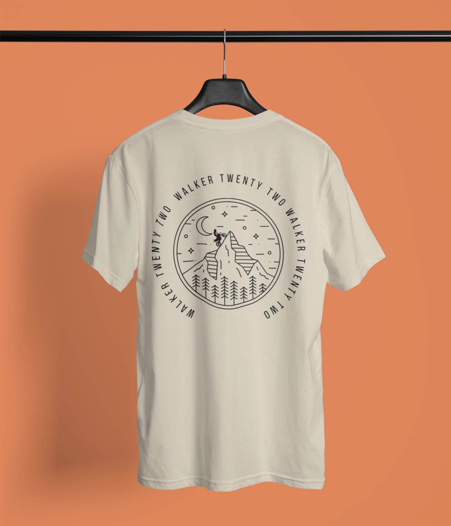 Mountain Range Tee Sand