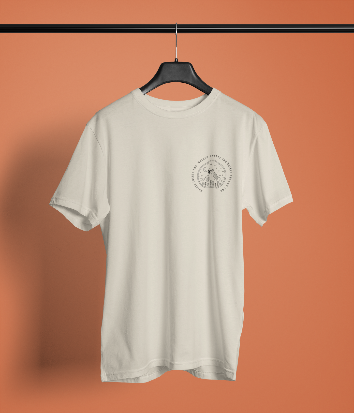 Mountain Range Tee Sand