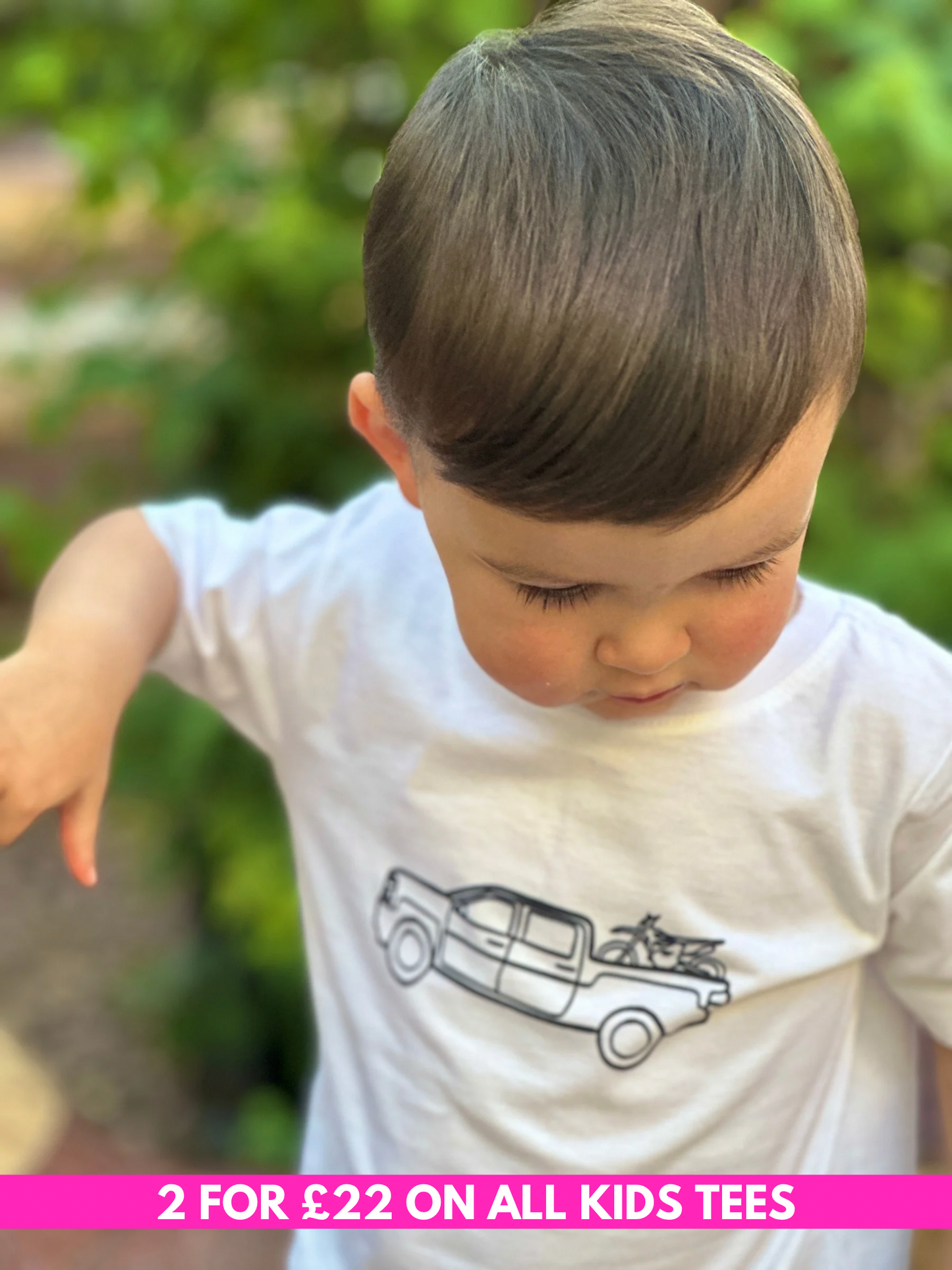 KIDS Truck Tee (white)