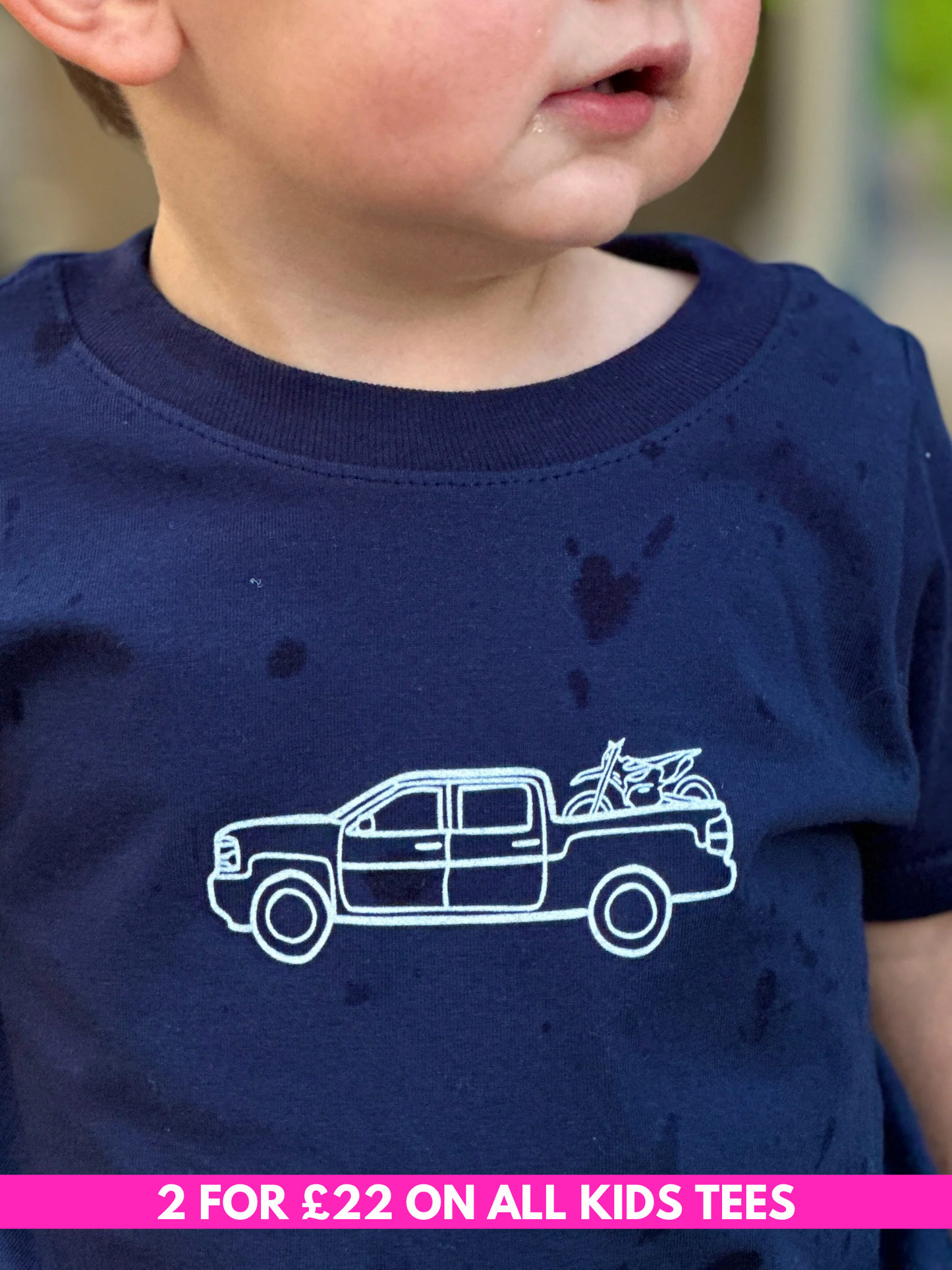 KIDS Truck Tee (navy)