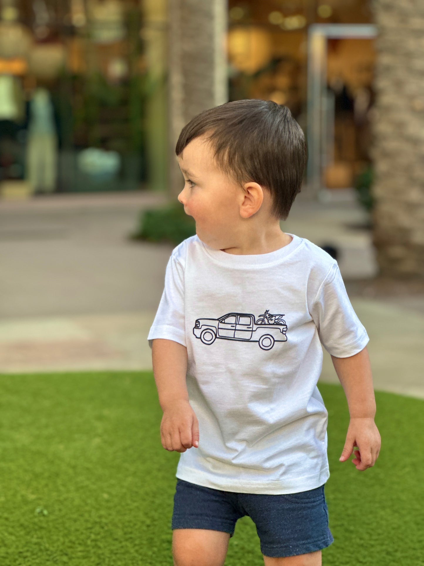 KIDS Truck Tee (white)