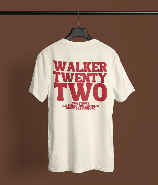 Walker Twenty Two Natural/Light Red Tee