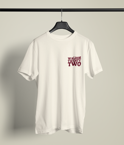 Walker Twenty Two Natural/Dark Red Tee